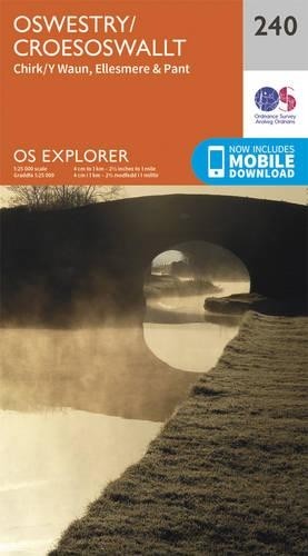 Explorer map oswestry - os,