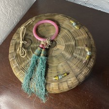 Antique Wicker Chinese Round