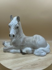 Szeiler Large Palamino Horse Laying Down 18cm Across