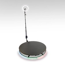 Monster Shop 360 Photo Video booth 115cm Platform Rotating Customer Return UA