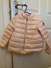 Girls Pink Moncler Coat Age 2 Years