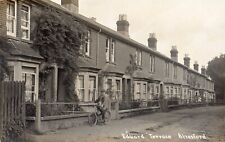 ALRESFORD NEAR WINCHESTER. EDWARD TERRACE. BOY ON BICYCLE