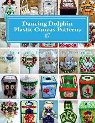 Dancing dolphin plastic canvas - plastic,