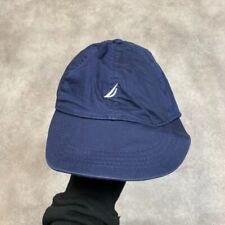 Nautica Baseball Hat Mens Embroidered Sailing Adjustable Strapback Cap Navy