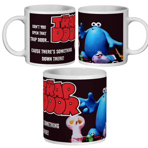 Trap door mug funny kids - mug,