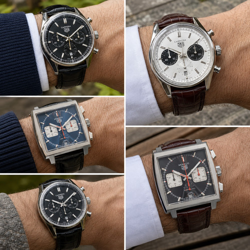 Crocodile leather watch strap - leather,