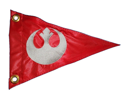 Rebel alliance triangle flag - rebel,