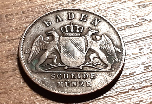 Old copper coin - old, 1859