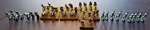 Painted metal napoleonic - metal,