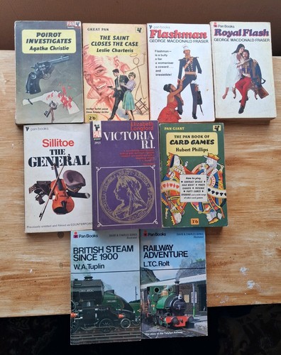 Vintage pan paperback books - 9,