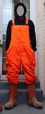 mens COSALT orange Hi Vis bib