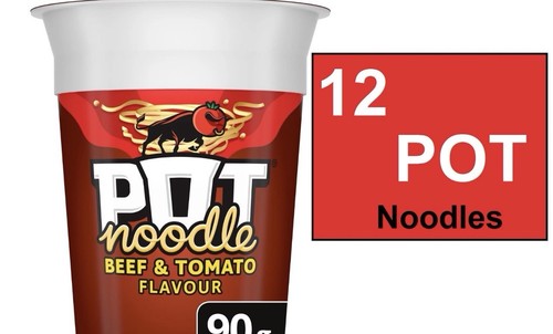 12pk pot noodle beef and - noodle,