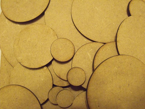 Round bases wargames table - round,