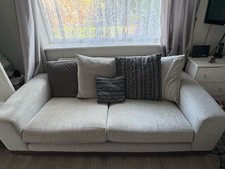 Light Grey Two-Seater Sofa Just A Year Old