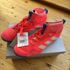 adidas the gravel cycling shoes Neon Pink Reflective 8.5 UK.    9 Us 42 2/3 BNIB