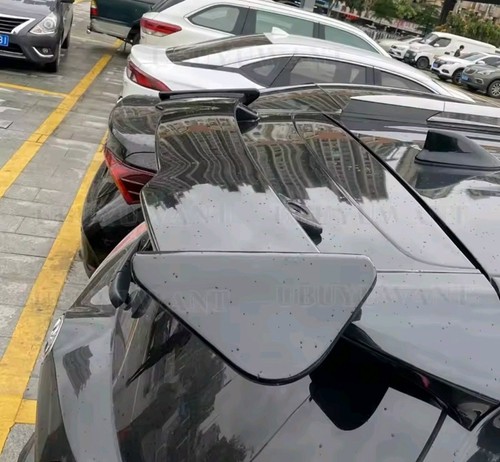 Black roof spoiler - black,