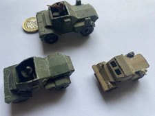 Three Different Daimler Dingo Scout Car Vintage Models.