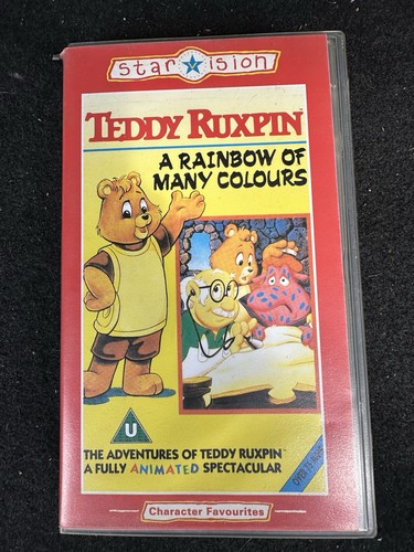 Teddy ruxpin vhs video tape - teddy,