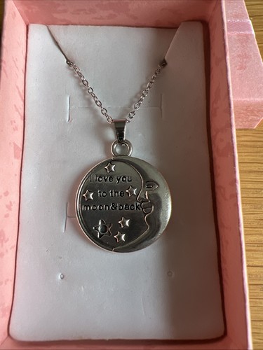 Moon necklace - moon,