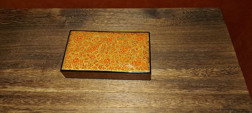 Vintage paper mache laquered - paper,