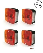 4x 12v Rear Tail Square Lights