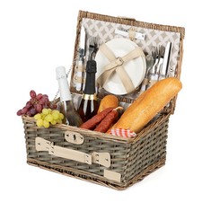 4 Person Luxury Wicker Basket