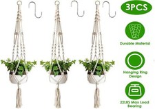 Pcs macrame plant hanger - 3,