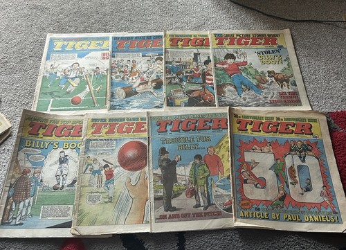 Tiger comic magazines 1984 - comic,