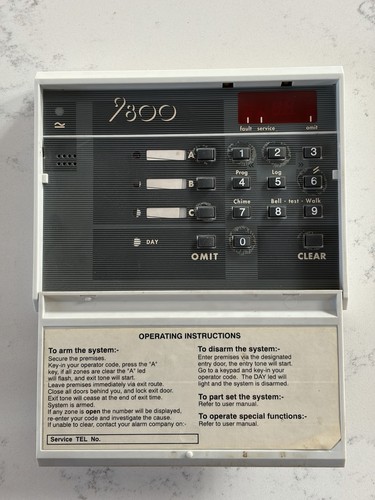 Scantronic 9800 9825 remote - 9800/9825,