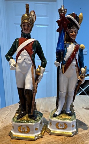 Two vintage capodimonte style - capodimonte,