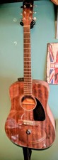 Fender CD60S Mahogany Acoustic Guitar Dreadnought W/Gig Bag, pickup, Strap