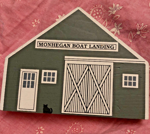 Vintage monhegan maine boat - vintage,
