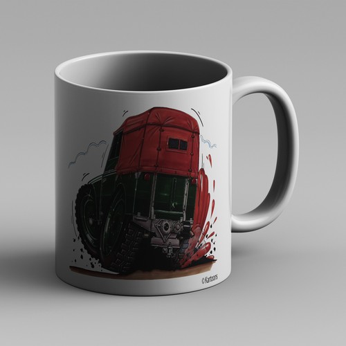 Kartoons koolart mug land - kartoons,