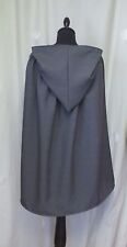 GREY HOODED CAPE/CLOAK -FANCY DRESS   GANDOLPH - GHOST -MADE IN THE UK
