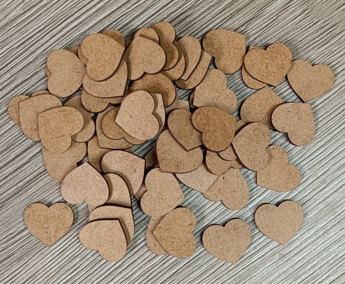 Heart shapes laser cut 2mm - heart,