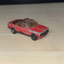 Used Vintage Matchbox BMW 323i Cabriolet Diecast Model Toy Car 1985 1:58 Red #21