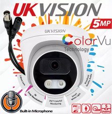 HIKVISION COMPATIBLE 5MP Outdoor Audio Camera ColorVu CCTV Night Vision Light UK