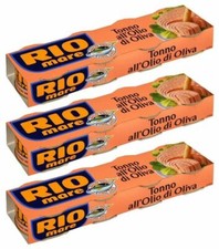 12 cans of Rio Mare Tonno / Tuna in Olive Oil 80g (From Italy)