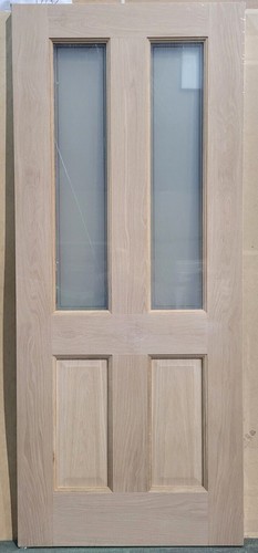 Panel obscure glazed - panel, oak