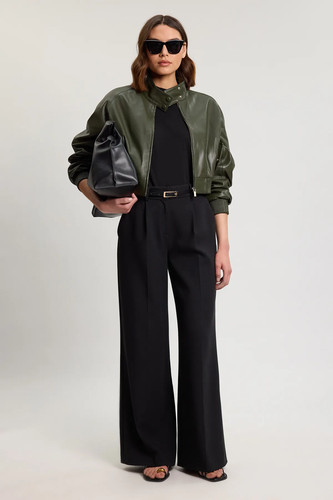 Karen millen leather - karen, jacket