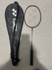 Yonex GR-303i Isometric Badminton Rackets RED with Case Excellent Condition #1