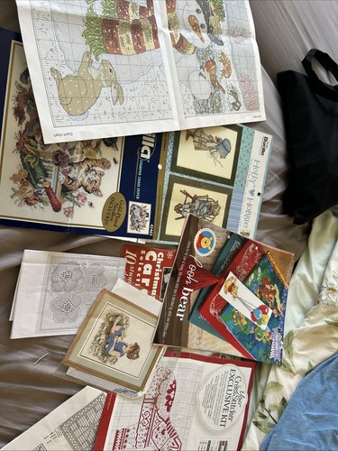 Cross stitch chart only bundle - cross,