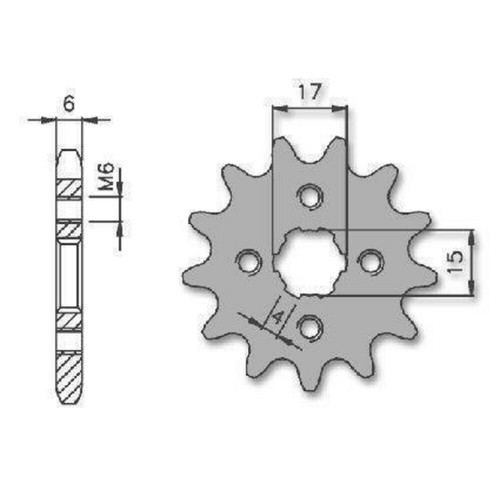 Sprocket honda nsr 50cc - sprocket,