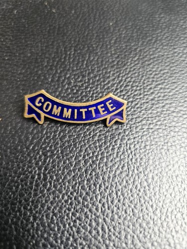 Committee badge gilt - ~, &