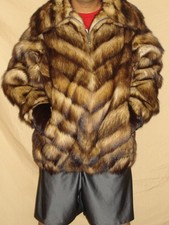 MEN'S Sable Fitch Fur Jacket /