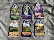 6 NEWMANS BREWERY. South Wales. Beer pump clips. (Set G)