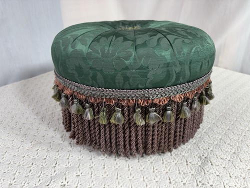 Ottoman tufted vintage french - ottoman,