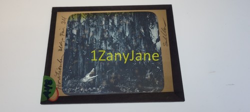 A48 glass magic lantern slide - glass,