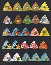 Cheese labels Switzerland all different varieties ettiquette Fromage formaggio