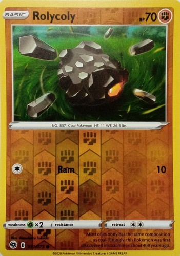 031 073 rolycoly reverse - 031/073, holo